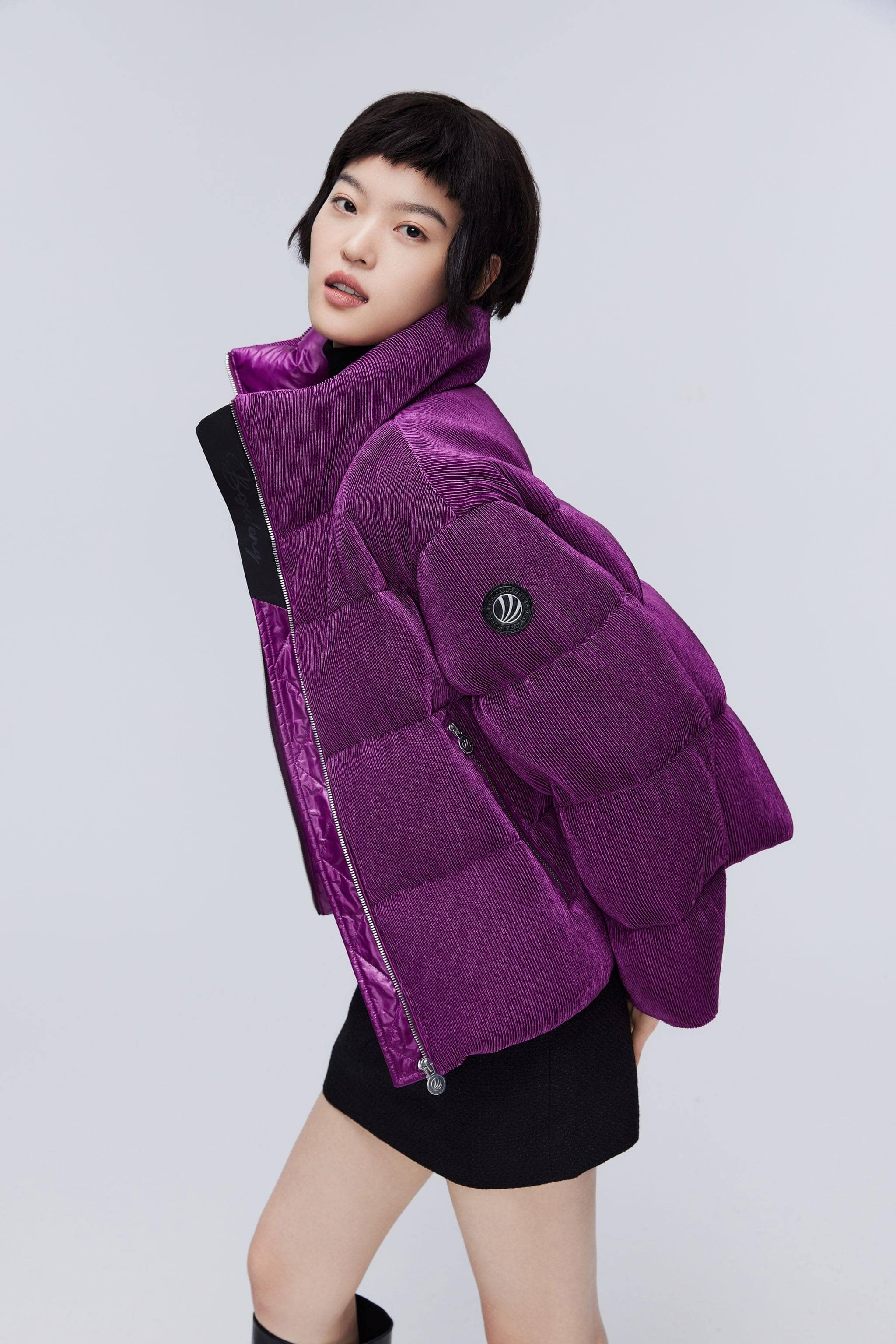 Womens Premium Puffer Goose Down Jacket 3182 - Image 2