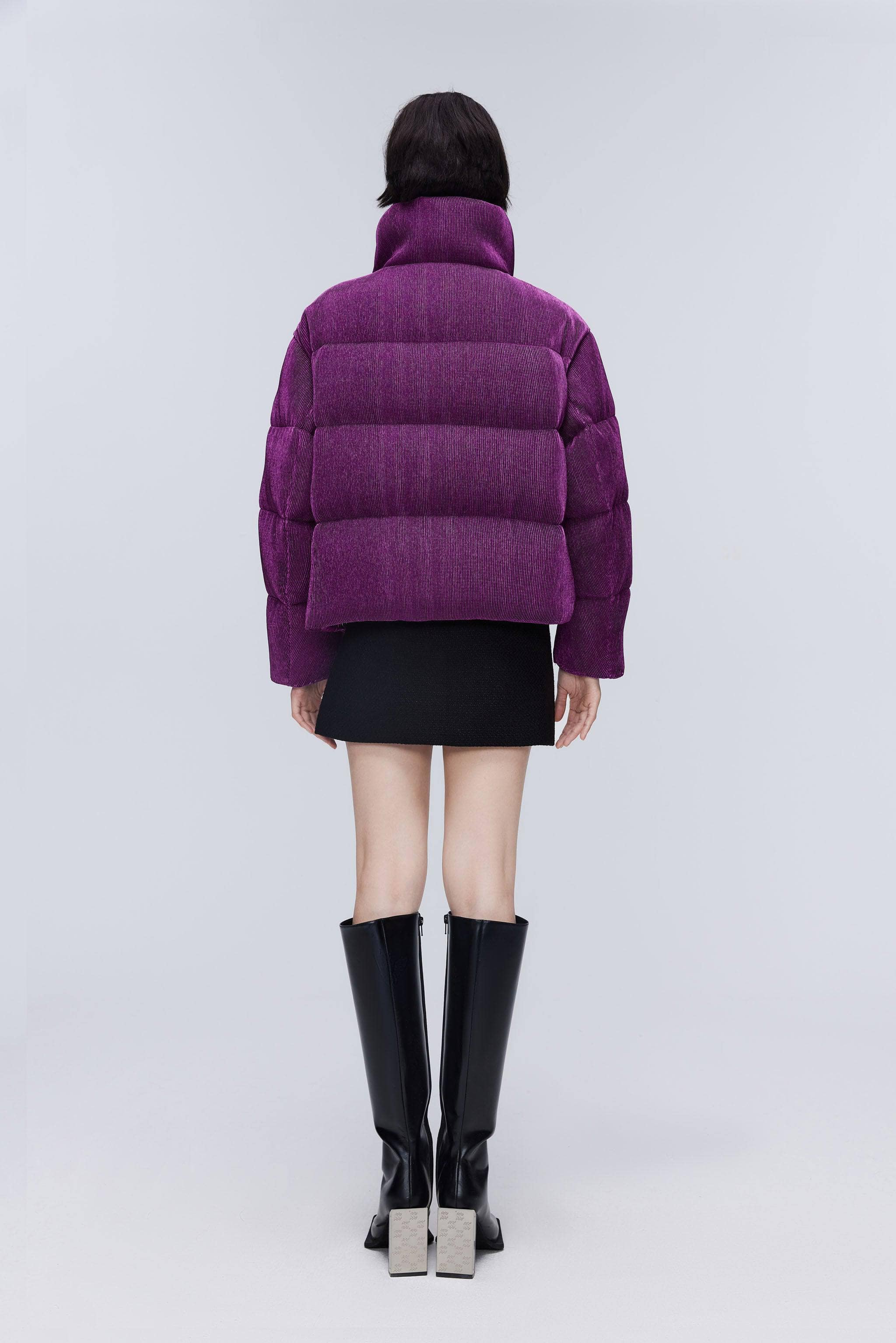 Womens Premium Puffer Goose Down Jacket 3182 - Image 4